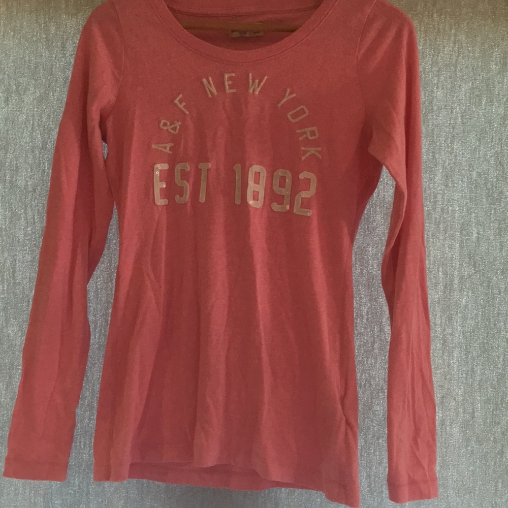 Abercrombie & Fitch Pink Long Sleeve T Shirt